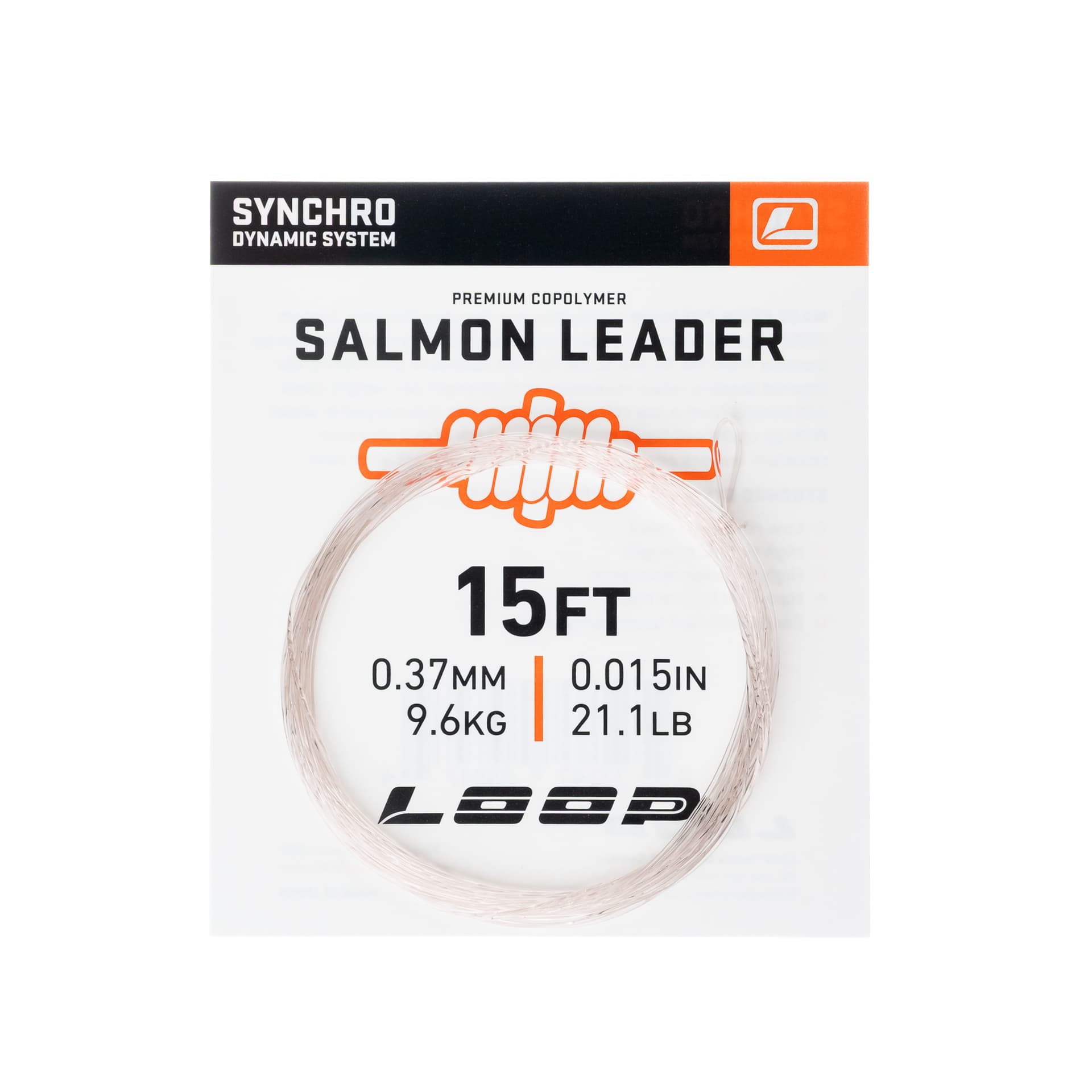 Synchro Salmon Leader 17' 0.40mm